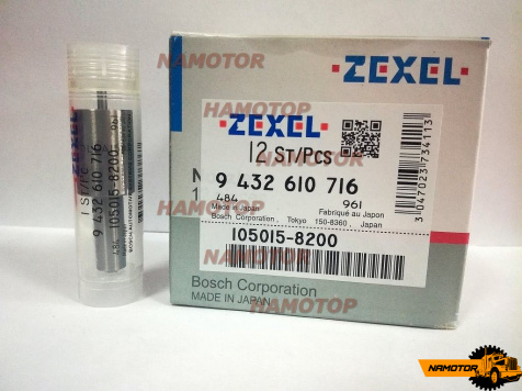 Распылитель форсунки NP-DLLA156SN820, 105015-8200, 1-15311-180-0. PD1, 12PD1, 10PD1 ZEXEL JAPAN